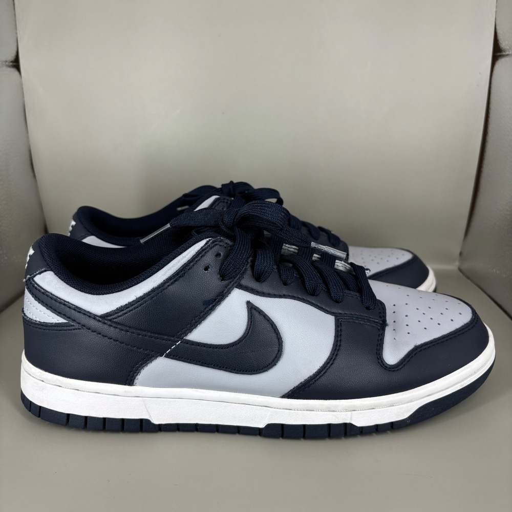 Nike Dunk Low Georgetown Wolf Grey Dark Navy Blue DD1391-003 Womens 8 Mens 6.5